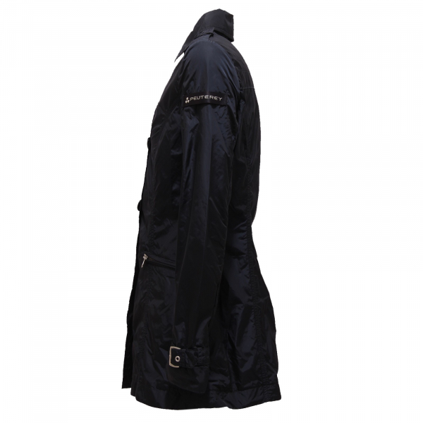 3395T giacca  girl PEUTEREY BUCKROE blue bimba trench jacket
