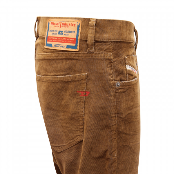 3411AZ PANTALONE VELLUTO UOMO DIESEL 2019 D-STRUKT MAN VELVET TROUSERS