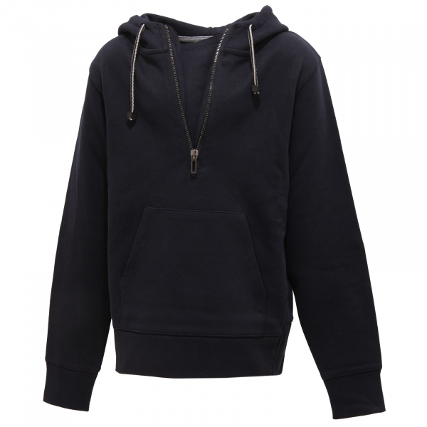 3418U felpa bimbo PAOLO PECORA JUNIOR blue sweatshirt kid boy