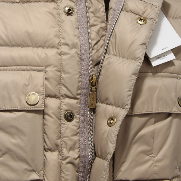 3422M giubbotto piumino uomo tortora GEOSPIRIT parrain quilted jackets coats men