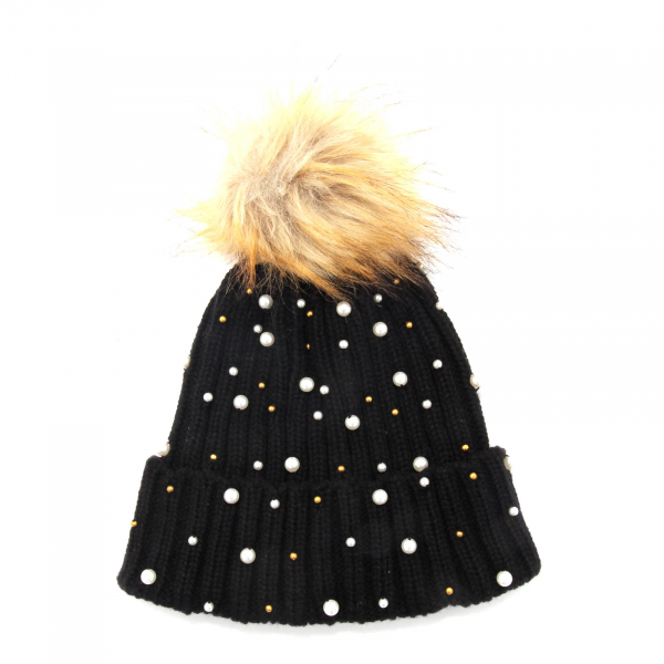3440AO cuffia donna E FERRI woman beanie hat black