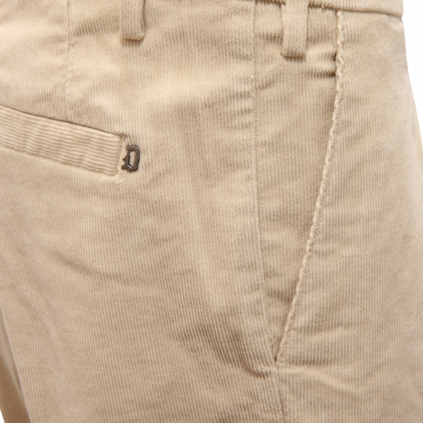 3440AZ PANTALONE VELLUTO UOMO DONDUP OSCAR MAN VELVET TROUSERS