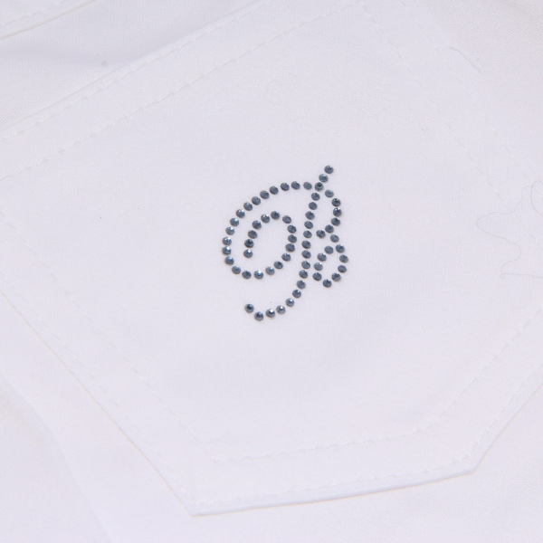 3444X pantalone bimba girl BLUMARINE BABY white trouser