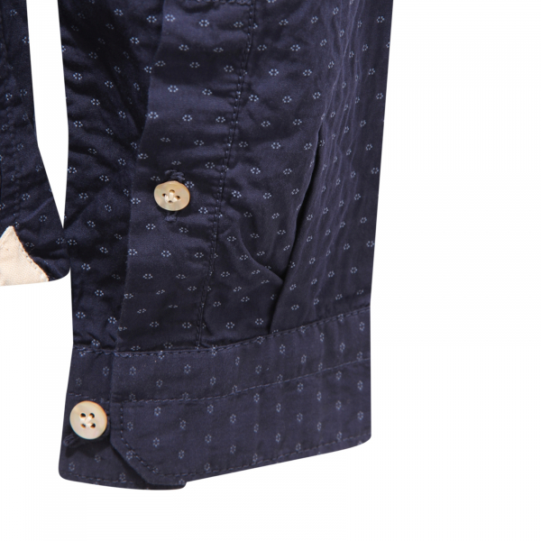 3465AR camicia uomo DNL man shirt blue