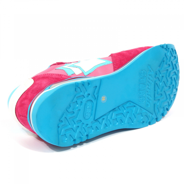 3483J sneaker donna pink ATLANTIC STARS SHAKA suede/fabric shoe woman