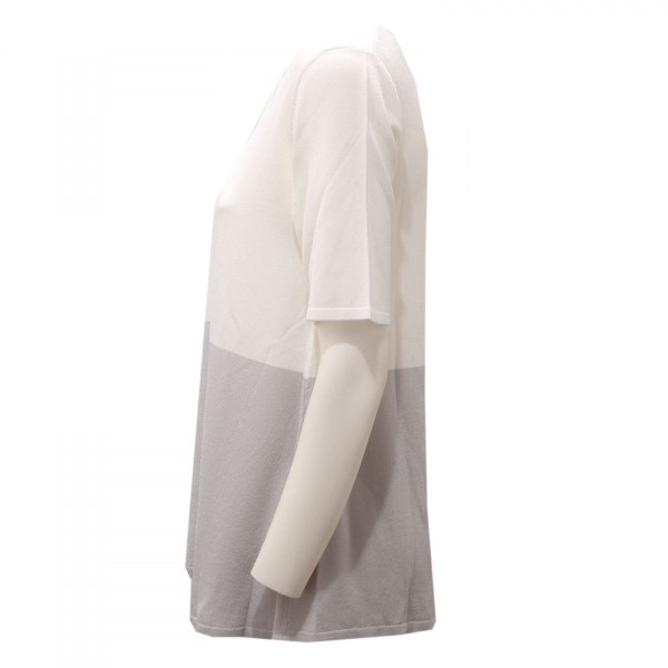 3497AE maglia donna KANGRA viscose off white/silver t-shirt woman