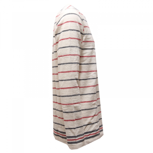 3510AC felpa uomo SELECTED HOMME blue/red stripes slub sweatshirt men