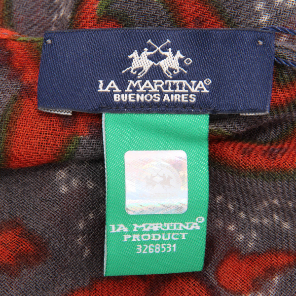 3513AO sciarpa uomo unisex LA MARTINA wool scarf