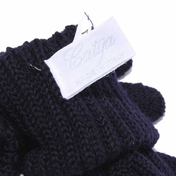 3527Y guanti bimba girl CATYA wool blue gloves