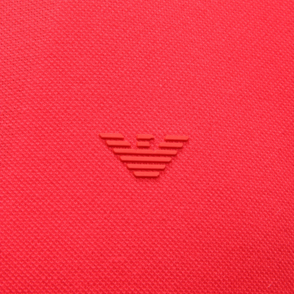 3573AG maglia uomo EMPORIO ARMANI red cotton polo man