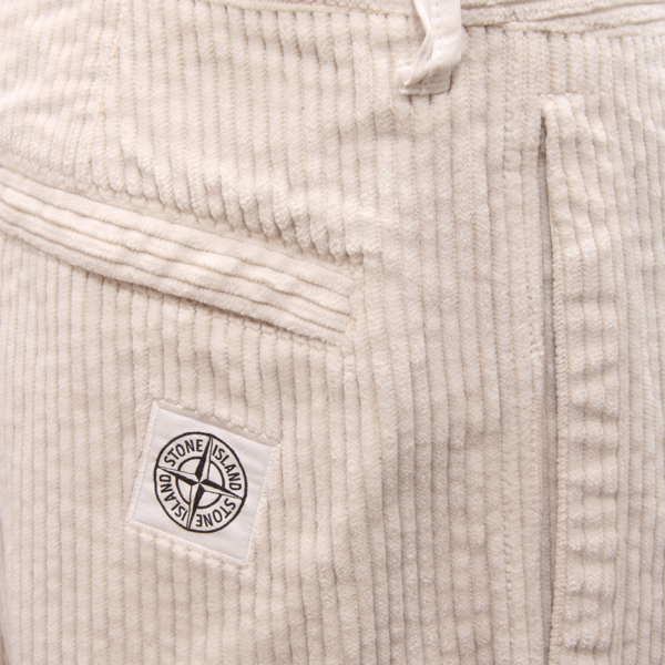 3601AZ PANTALONE VELLUTO UOMO STONE ISLAND LOOSE MAN VELVET TROUSERS