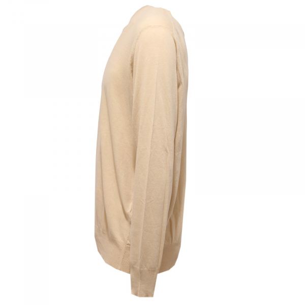 3602X maglione uomo DELLA CIANA beige cotton/linen sweater men
