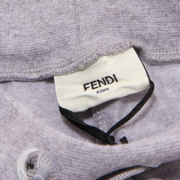 3633V  pantalone tuta bimbo FENDI grey tracksuit pant boy kid
