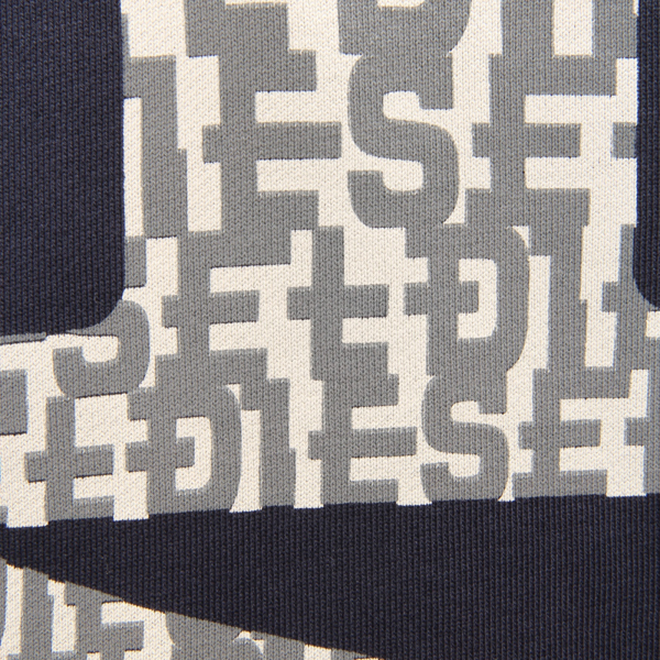 3677AQ felpa uomo DIESEL man sweatshirt blue