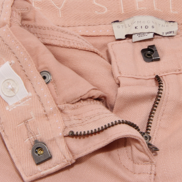 3708W pantalone bimba STELLA McCARTNEY KIDS girl jeans pink trouser