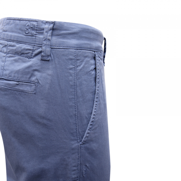 3713AU pantalone uomo SUN 68 SLIM GARMENT DYED man trousers