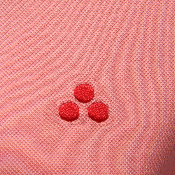 3717AG polo donna PEUTEREY pink cotton/modal polo t-shirt woman