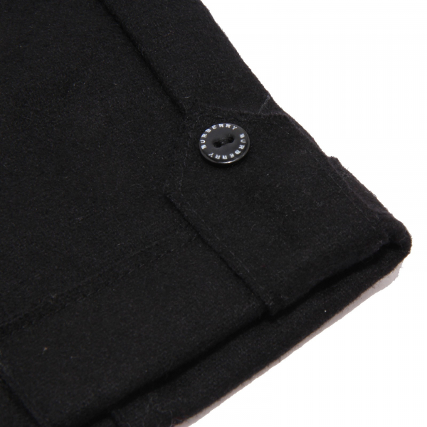 3723V shorts bimba BURBERRY lana nero wool black short girl kid