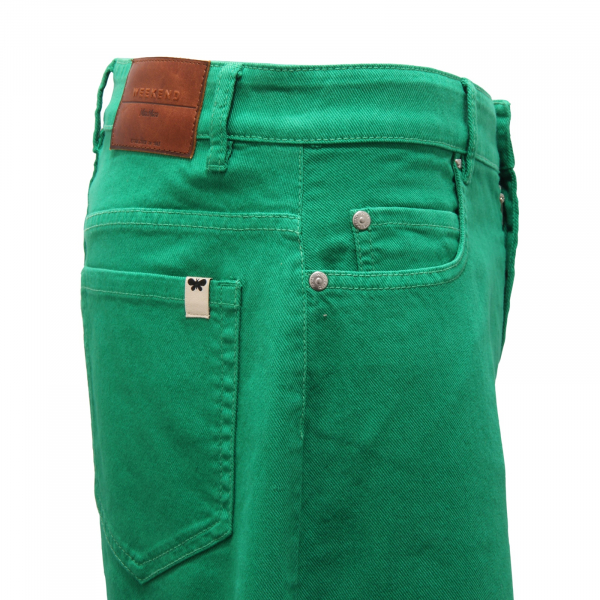 3724AS jeans donna MAXMARA WEEKEND MEDINA woman denim trousers green