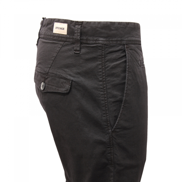 3732AU pantalone uomo OFFICINA36 COROP man trousers black