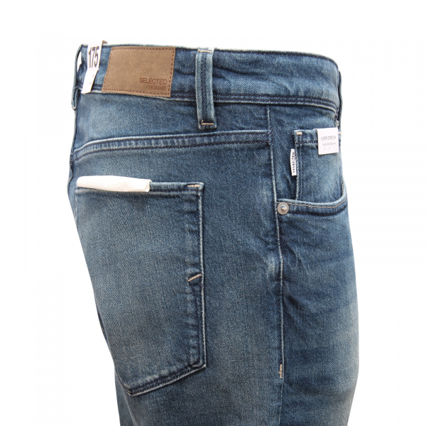 3740AZ JEANS UOMO SELECTED 175 SLIM LEON MAN TROUSERS