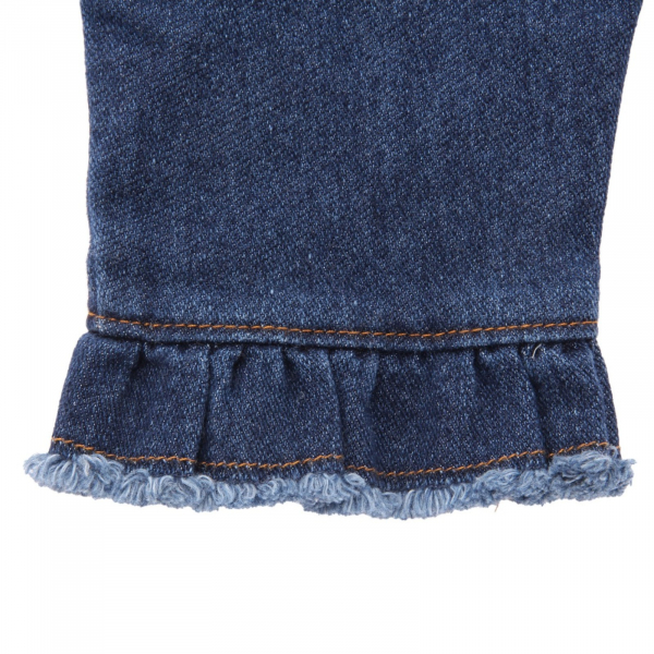3785AL pantalone bimba girl IL GUFO kids denim pants blue