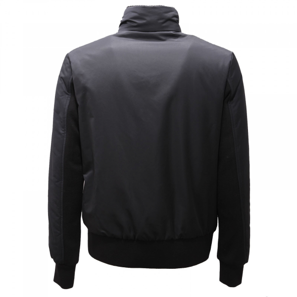 3802AF giubbotto uomo DONDUP black/dark blue bomber jacket man