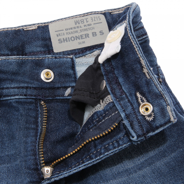 3809V  jeans bimba DIESEL blu   pantalone trouser girl kid