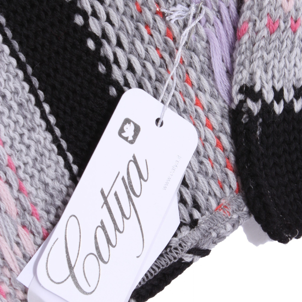 3809Y sciarpa bimba girl CATYA wool multicolor scarf
