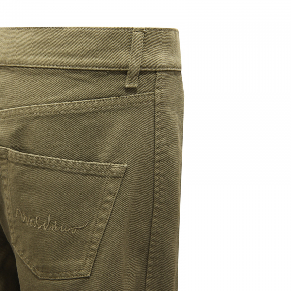 3812AQ jeans uomo MOSCHINO COUTURE man garment dyed trousers