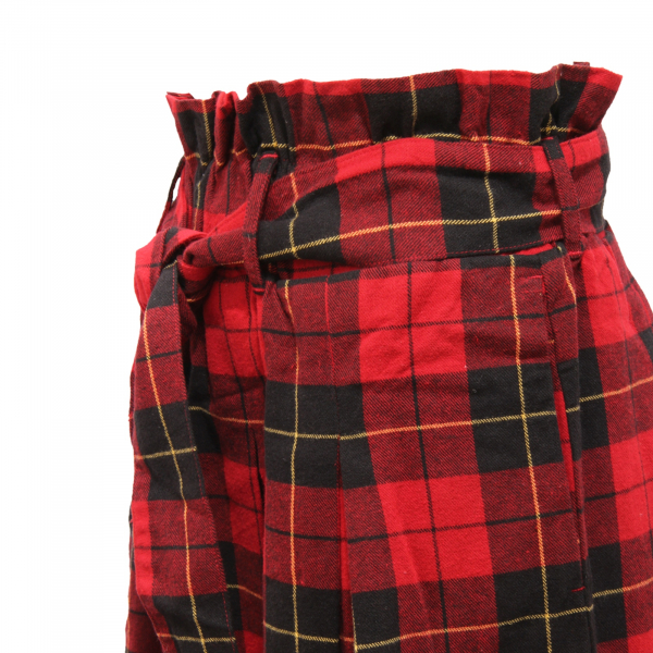 3823AZ GONNA DONNA SUN 68 WOMAN CHECK SKIRT