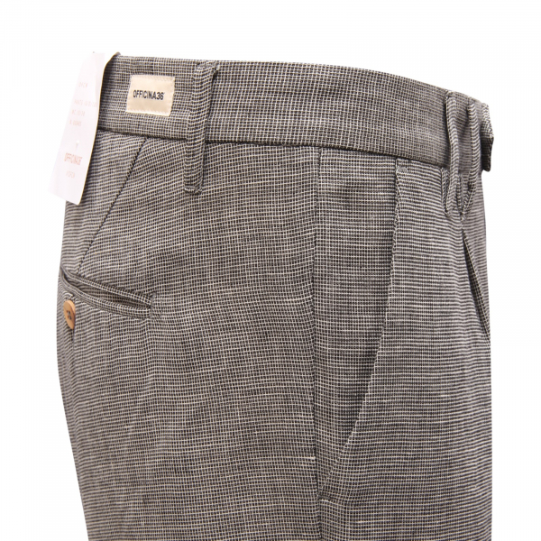 3830AS pantalone uomo OFFICINA36 man cotton/linen trousers