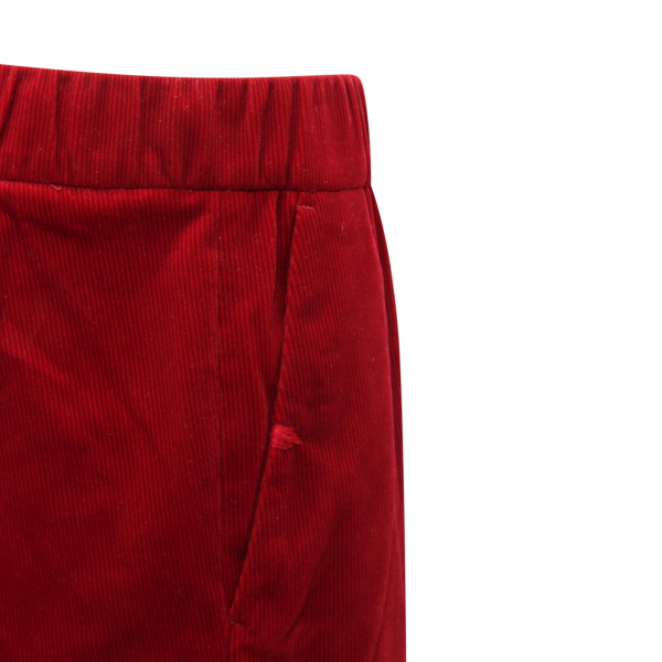 3837AZ PANTALONE VELLUTO DONNA SUN 68 WOMAN VELVET TROUSERS