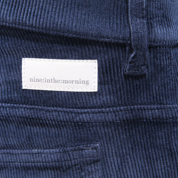 3855AM pantalone uomo NINE:INTHE:MORNING man velvet trousers blue