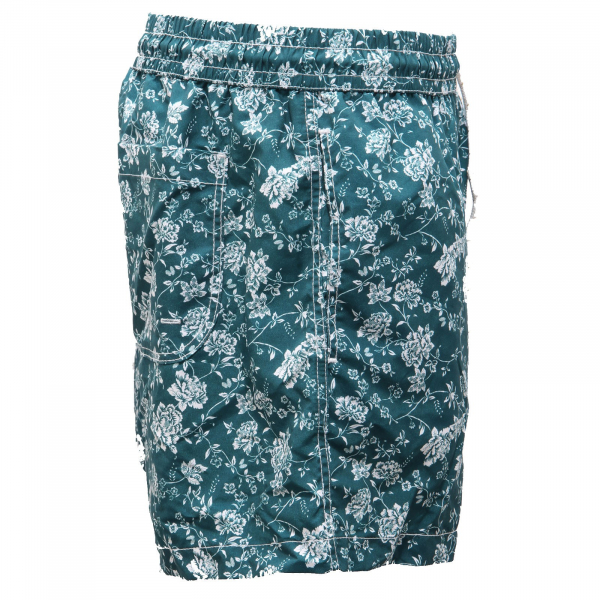 3871AF costume boxer uomo I-AM green flowers print beachwear man