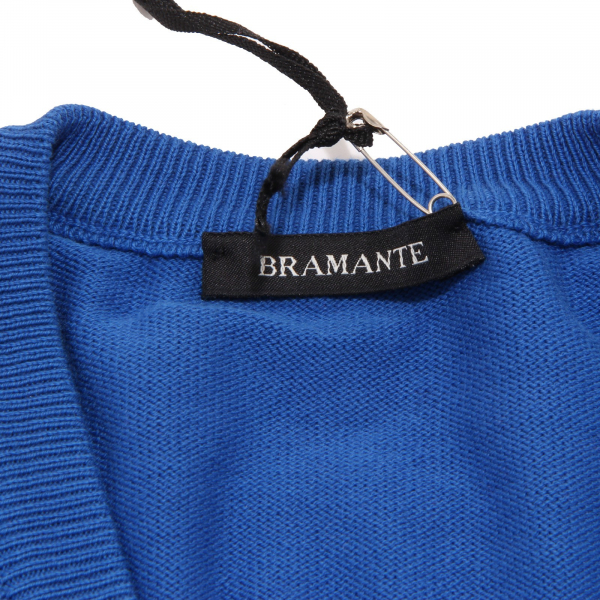 3888O gilet BRAMANTE bluette maglie senza manica uomo sweater men