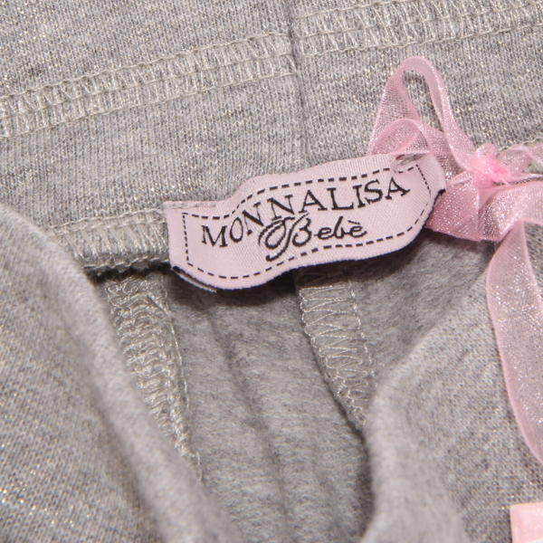 3901V pantalone tuta bimba MONNALISA BEBE' sweat pant girl kid