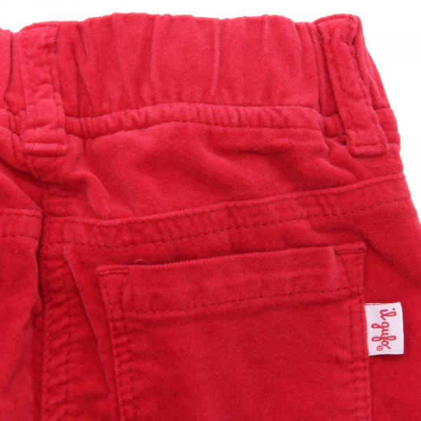 3919AL pantalone velluto bimba girl IL GUFO baby velvet trousers