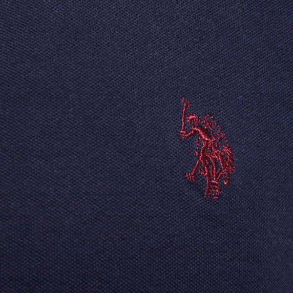 3922K polo uomo U.S. POLO ASSN. SLIM FIT blue cotton t-shirt man