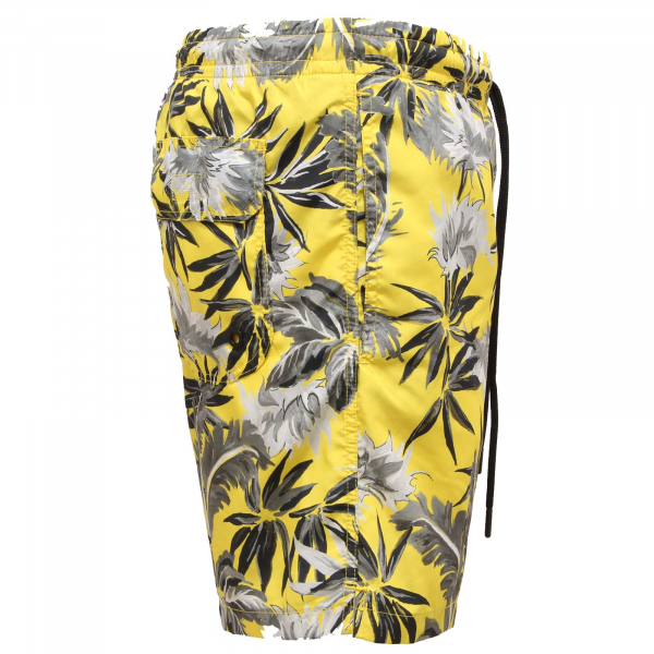 3944AA costume uomo short PAOLO PECORA yellow beachwear man