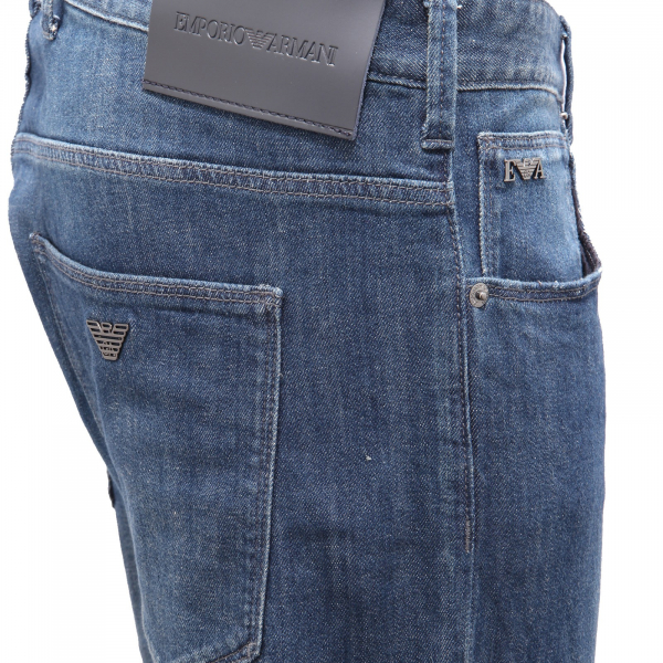 3946AG jeans uomo EMPORIO ARMANI blue denim trouser man