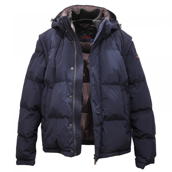 3951AP piumino uomo PAUL & SHARK man down padded jacket blue