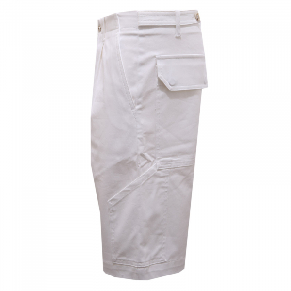 3958AG bermuda uomo PAOLO PECORA off white cotton shorts man
