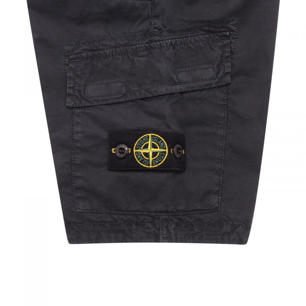 3973AQ bermuda cargo bimbo STONE ISLAND JUNIOR boy kids shorts blue