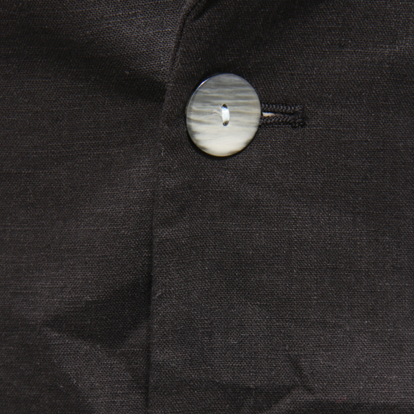 3973AT giacca uomo BERNA man linen blend jacket black