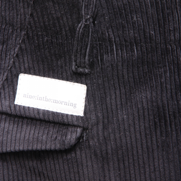 3982AM pantalone uomo NINE:INTHE:MORNING man velvet trousers blue navy