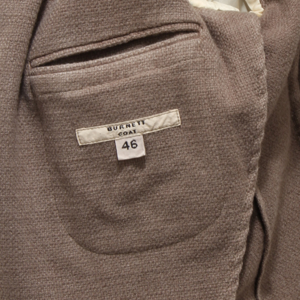 3996M giacca tortora uomo BURNETT COATS lana cachemire giacche men jackets