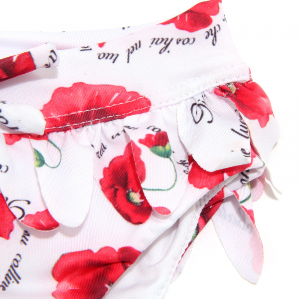 3997S slip mare stampa fiori bimba MONNALISA costume swimwear brief kid