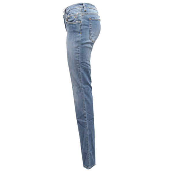 4007Z pantalone donna SIVIGLIA blue denim delave' jeans woman