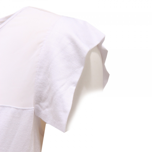 4011T maglia bimba ARMANI JUNIOR bianca multicolor t-shirt kid